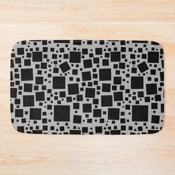 Item preview, Monochrome Squares Everywhere Seamless Pattern designed and sold by yvonnezstudios.