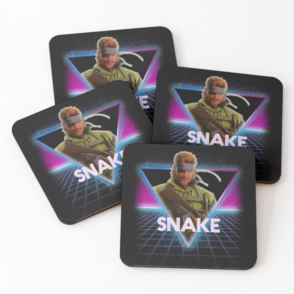 Aperçu de l'œuvre Metal Gear Solid Snake Retro 80s Néon Paysage créée et vendue par Bevatron.