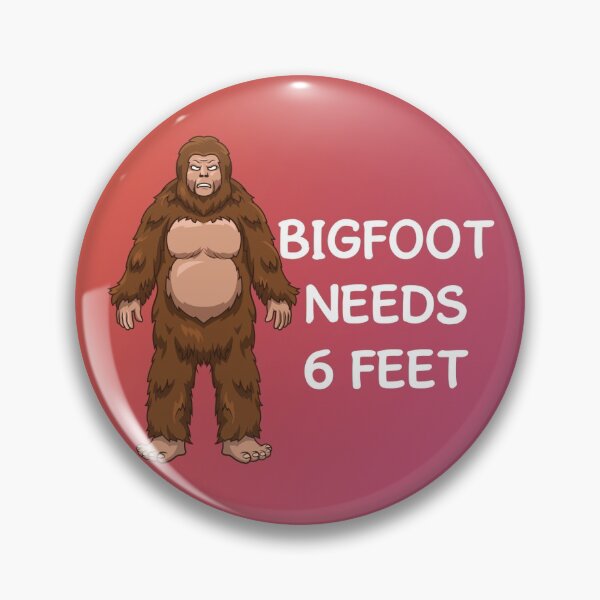 Item preview, Bigfoot Needs 6 Feet  - Funny Face Masks designed and sold by ravishdesigns.