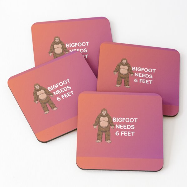 Item preview, Bigfoot Needs 6 Feet  - Funny Face Masks designed and sold by ravishdesigns.