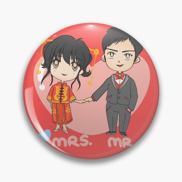 Item preview, Mr and Mrs. cute Chinese wedding  designed and sold by Aerithcloud01.