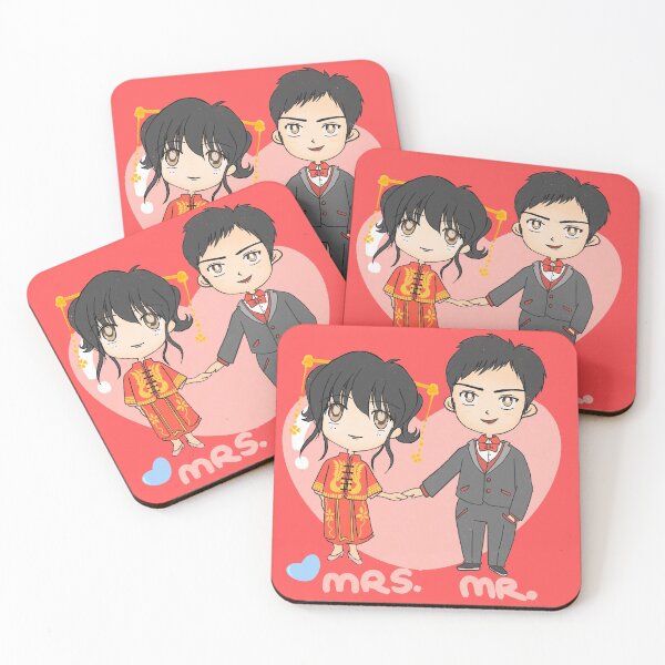 Item preview, Mr and Mrs. cute Chinese wedding  designed and sold by Aerithcloud01.