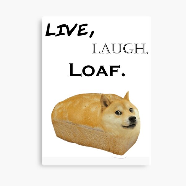 Doge Meme Canvas Prints Redbubble - doge loaf roblox