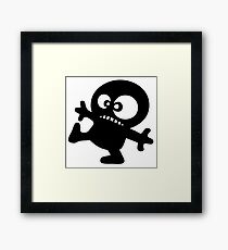 Lámina enmarcada man cartoon fun funny swag boy