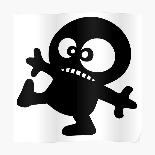 "man cartoon fun funny swag boy" Poster by huggymauve Redbubble