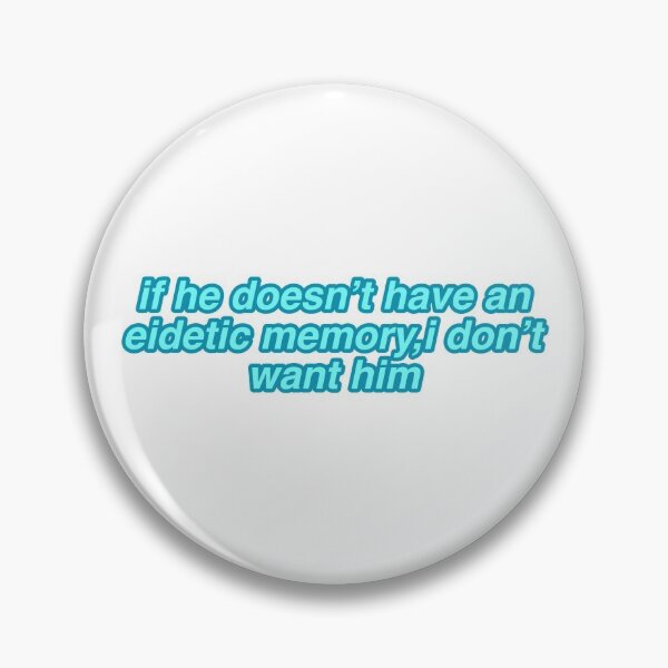 Item preview, eidetic memory designed and sold by reaganreese.