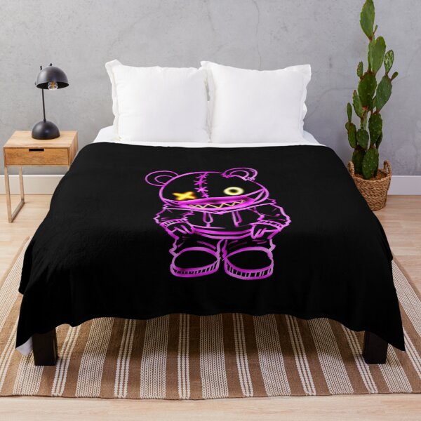 Item preview, Crazy Teddy Bear Pink Neon Birthday Gift designed and sold by GBDesigner.