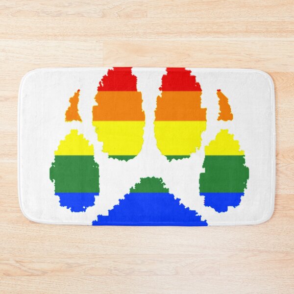 Item preview, gay pride tessellated paw  designed and sold by Kanandume.