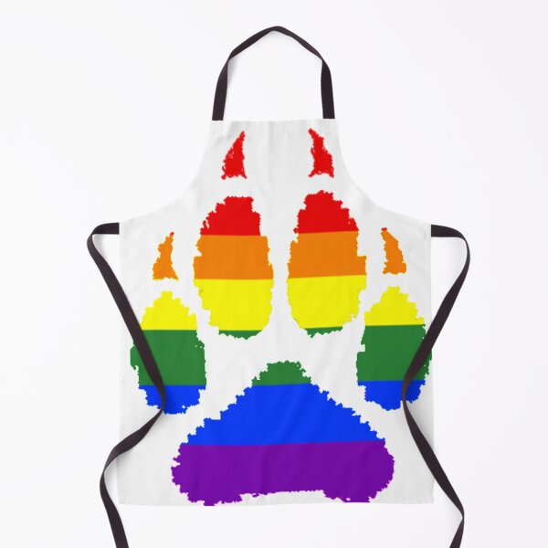 Item preview, gay pride tessellated paw designed and sold by Kanandume.