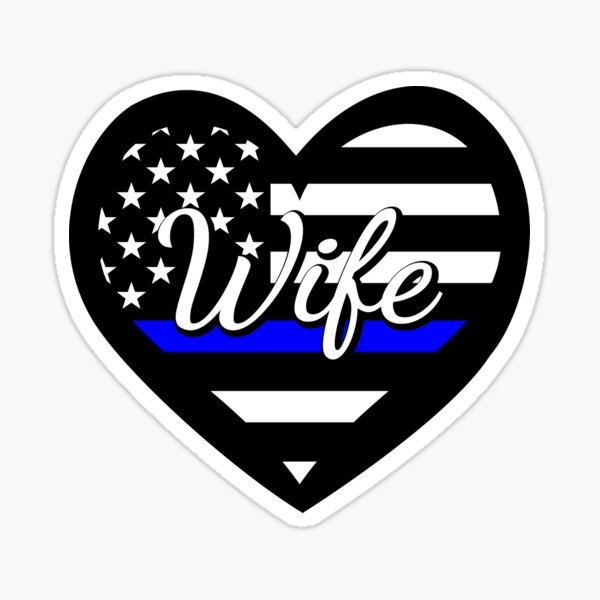 Police Wife Stickers for Sale, Free US Shipping