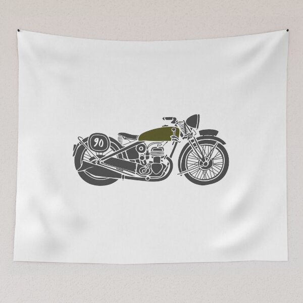 Item preview, klassisches Motorrad designed and sold by ElionSStorE.