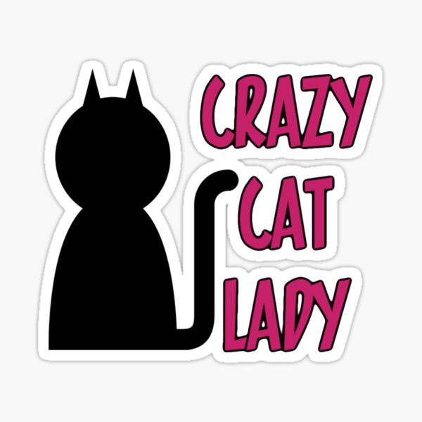 Item preview, Crazy Cat Lady (Pink) designed and sold by PussandNic.