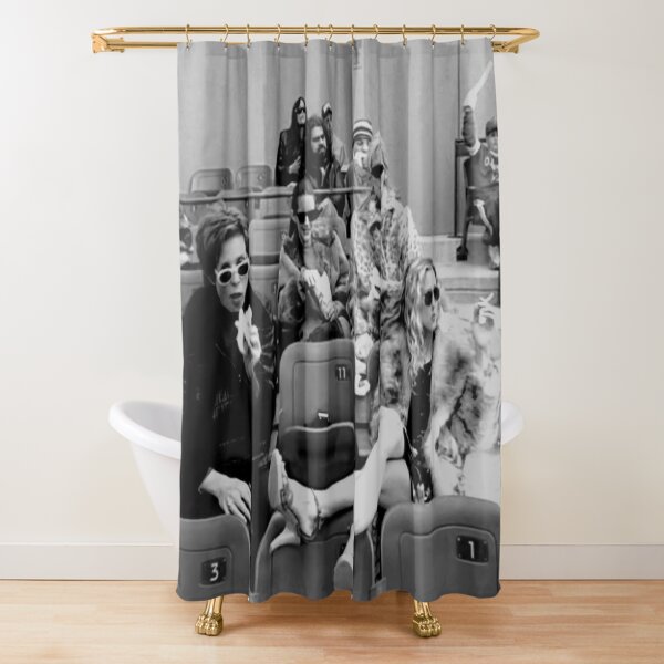 Waiting With Smoking Shower Curtain
