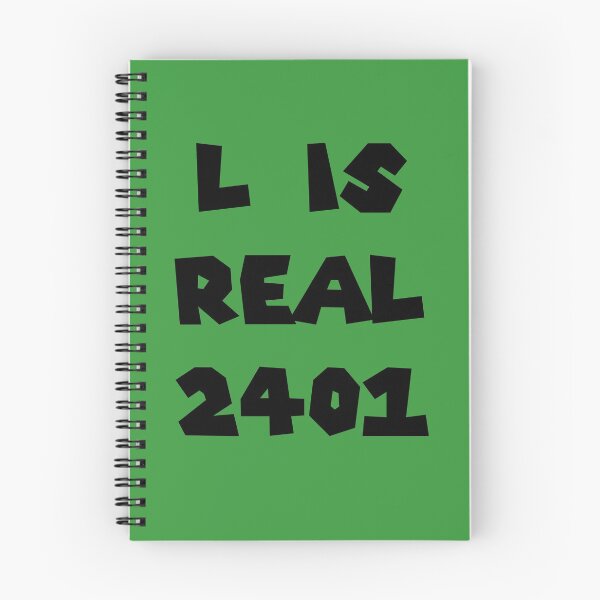 Item preview, L is Real 2401 - Black Letters designed and sold by joshcartoonguy.