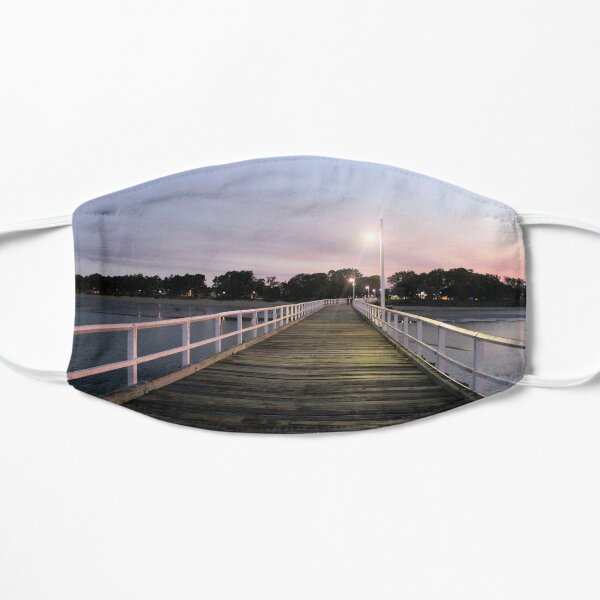 Urangan Pier, Harvey Bay, QLD, Australia Flat Mask
