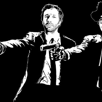 Artwork thumbnail, IT Crowd Roy And Moss Pulp Fiction by Bevatron