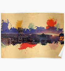 Uncharted 2 Watercolor "Museum" Poster