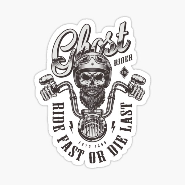 ghost rider stickers for bike