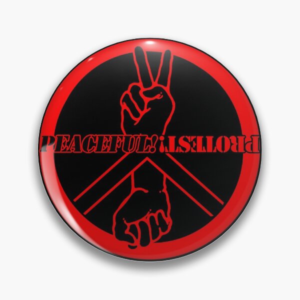 Item preview, PEACEFUL PROTEST designed and sold by javajohnart.