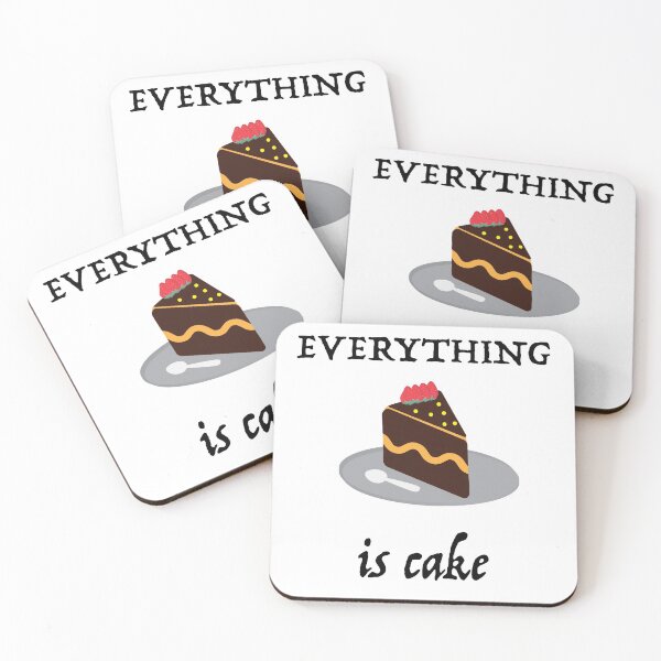 Item preview, Everything is cake quote designed and sold by nuz2.