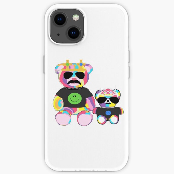 Rainbow Bear with shirts iPhone Soft Case