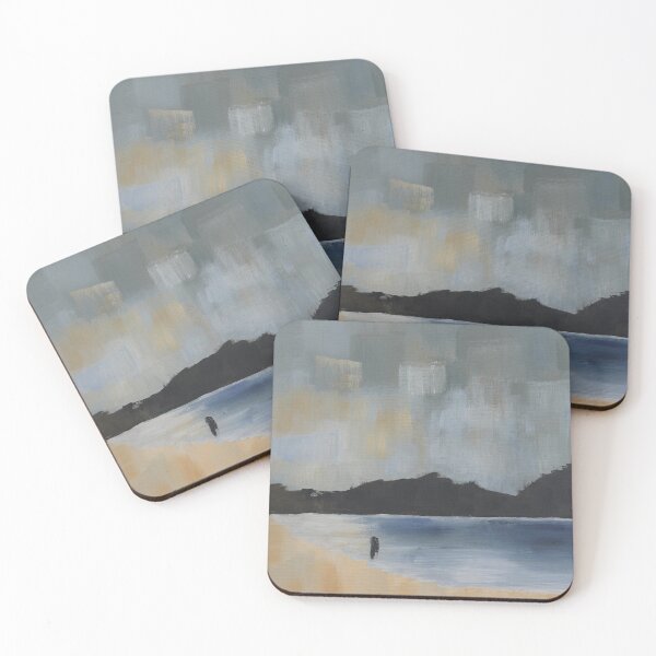 Item preview, Panorama Beach Landscape Art Print designed and sold by Angela-Chapman.