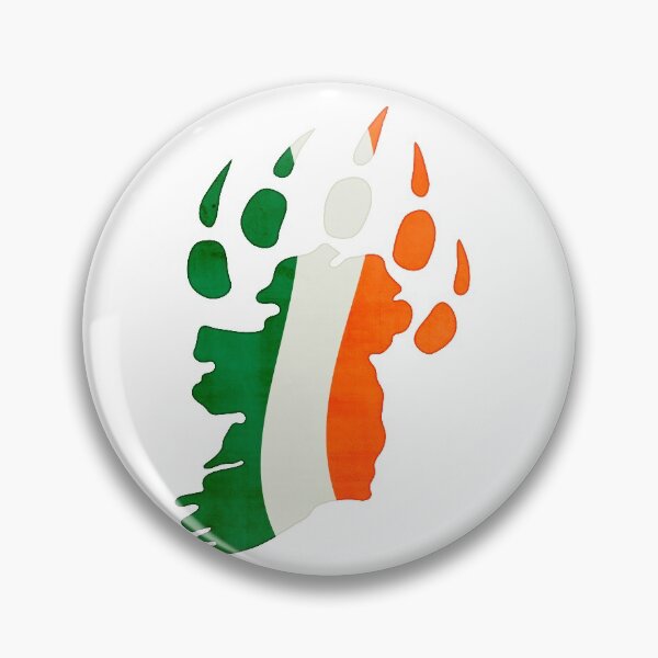 Item preview, Irish flag bear paw designed and sold by BearYourArt.