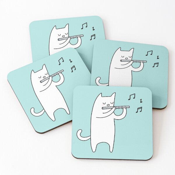 Item preview, Flute Cat designed and sold by little  ochre.
