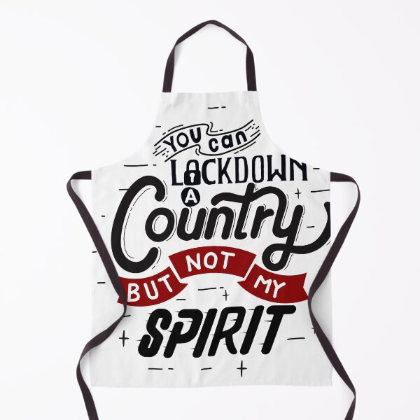 Item preview, You can lockdown a country but not my spirit designed and sold by adibhyper.