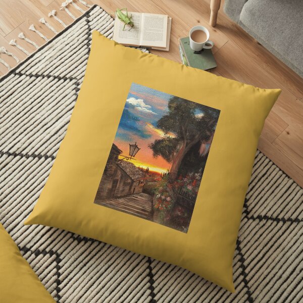 Tuscan Hills Floor Pillow