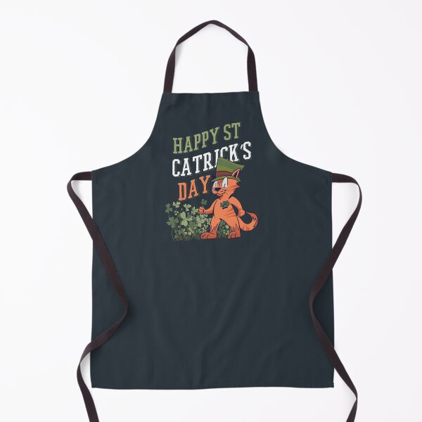 Item preview, Happy St Patricks Day Cat designed and sold by Cute and Funny Animal Art Designs.