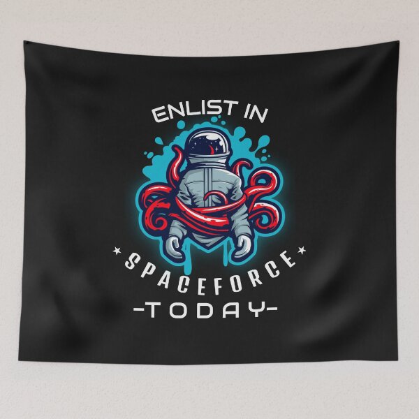 Item preview, Enlist In Space Force Today designed and sold by WriteThatDown.