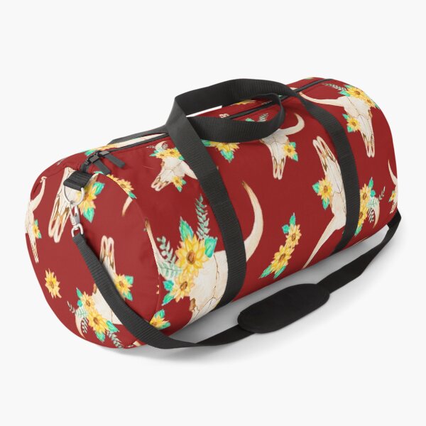 Item preview, Sunflower Bull Skull (Red) designed and sold by ErinGArt.
