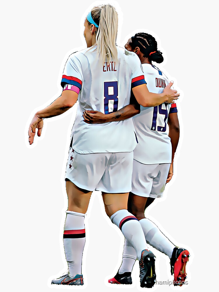 Julie Ertz and Crystal Dunn