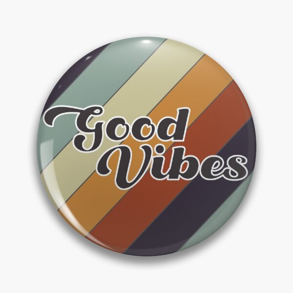 Item preview, Good Vibes Retro Face Mask  - Vintage Face Masks designed and sold by ravishdesigns.