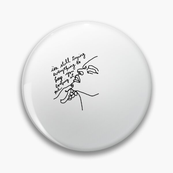 Item preview, mirrorball line face bw folklore designed and sold by Kelsey Yin.