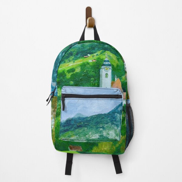 Item preview, White Church above Flüelen, Switzerland designed and sold by Dai Wynn Fine Art.