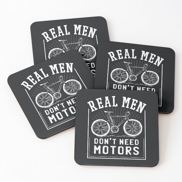Item preview, Real Men Don't Need Motors designed and sold by HiFiTees.