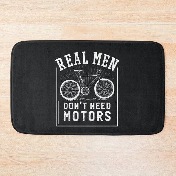 Item preview, Real Men Don't Need Motors designed and sold by HiFiTees.