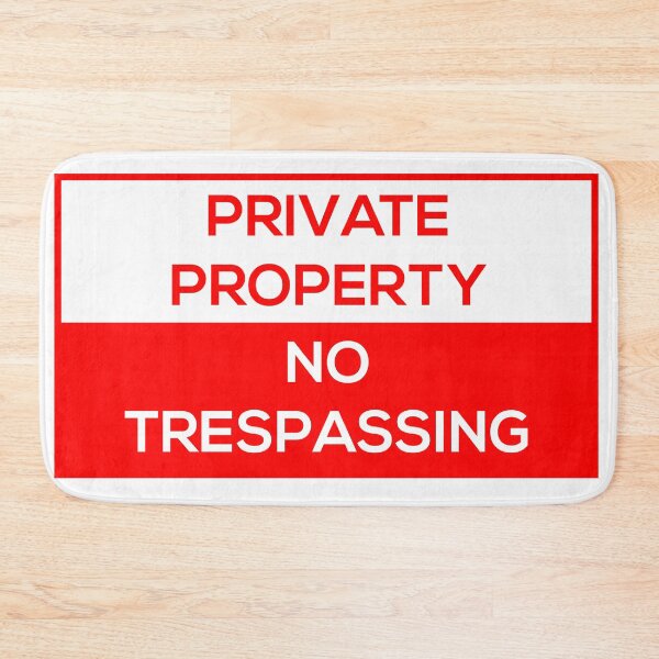 Item preview, No Trespassing designed and sold by Corbitron.