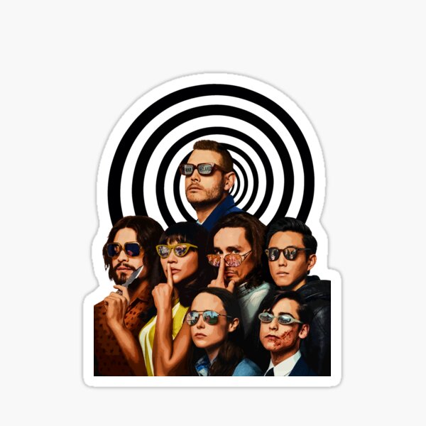 Comic Style Umbrella 2 Academy Sticker