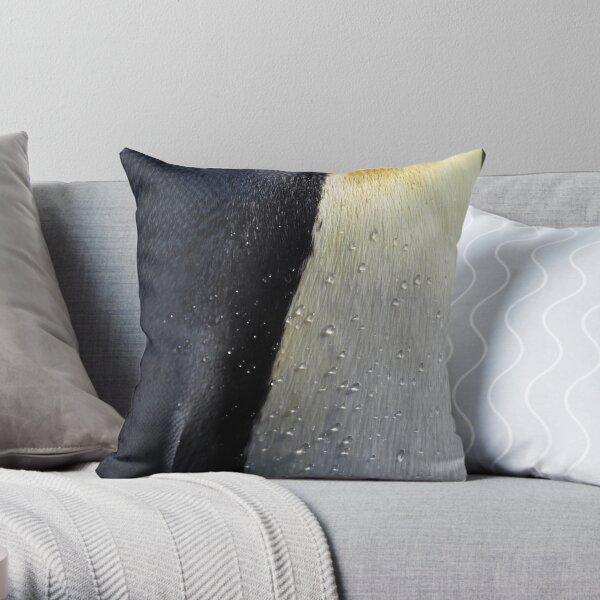 I Love Penguin Plumage Throw Pillow