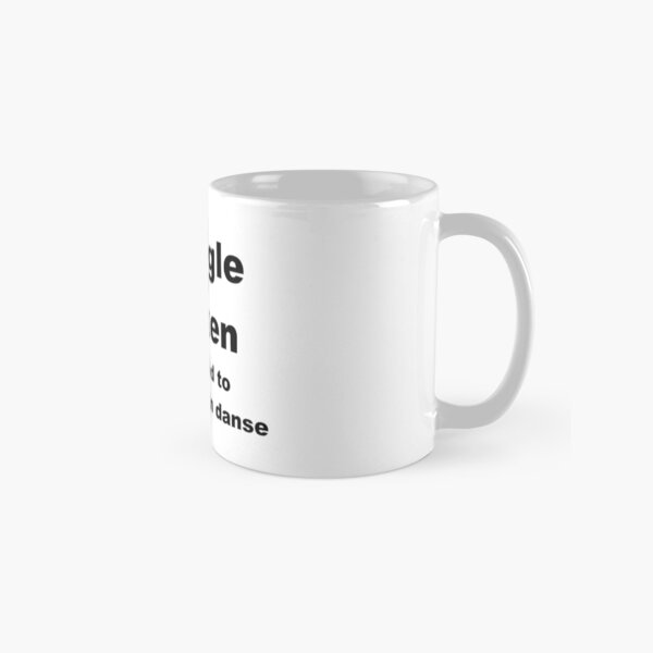 Single. Taken. Married to Paladin Danse Classic Mug