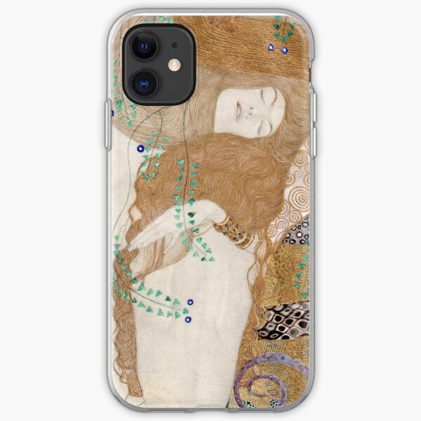 Gustav Klimt - Friends (Water Serpants) 1907 iPhone Soft Case