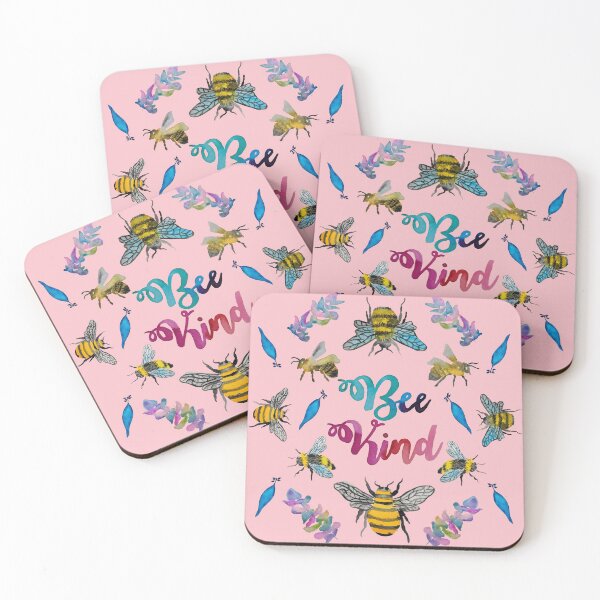 Item preview, Bee kind Pink designed and sold by marinkap.