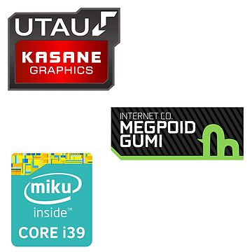 Artwork thumbnail, Vocaloid Computer Stickers by Lovesh0ck