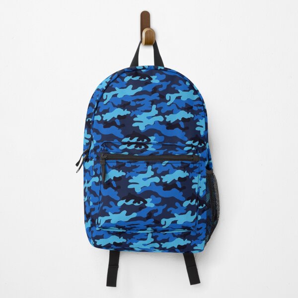 Blue Camouflage pattern Backpack