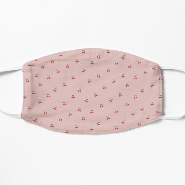 Cherry Print Flat Mask