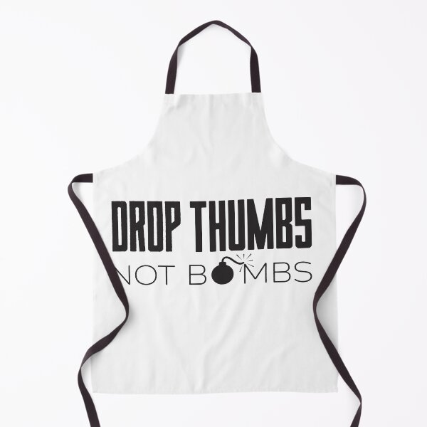 Item preview, Drop Thumbs Not Bombs banjo life designed and sold by lg whittaker.