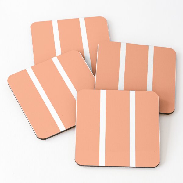 Item preview, Pretty Orange and White Stripes designed and sold by Poetic Patterns Studio.